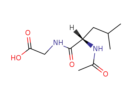 Molecular Structure of 4033-42-5 (AC-LEU-GLY-OH)