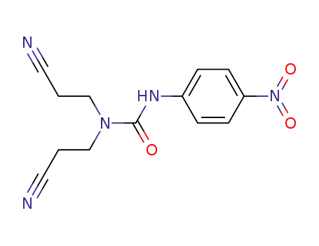 <i>N</i>,<i>N</i>-bis-(2-cyano-ethyl)-<i>N</i>'-(4-nitro-phenyl)-urea