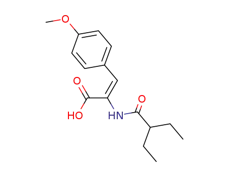 2-(2-Ethylbutanoylamino)-3-(4-methoxyphenyl)prop-2-enoic acid