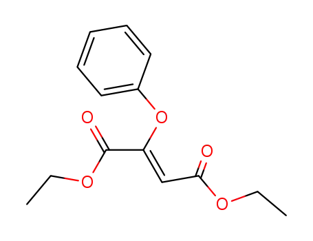 Molecular Structure of 865358-24-3 (diethyl (Z)-2-(phenoxy)-2-butenedioate)