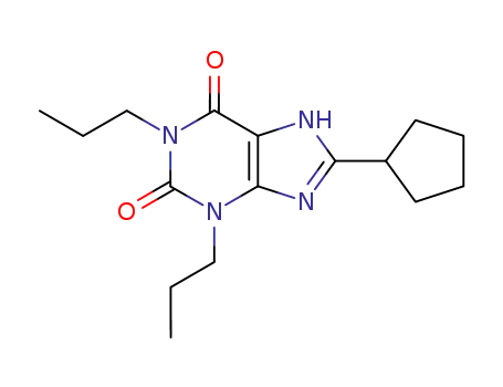 Molecular Structure of 102146-07-6 (8-CYCLOPENTYL-1,3-DIPROPYLXANTHINE)