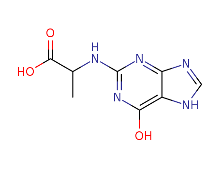 L-Alanine, N-(6,7-dihydro-6-oxo-1H-purin-2-yl)- (9CI)