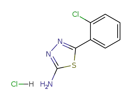 1,3,4-Thiadiazole, 2-amino-5-(o-chlorophenyl)-, hydrochloride, hydrate