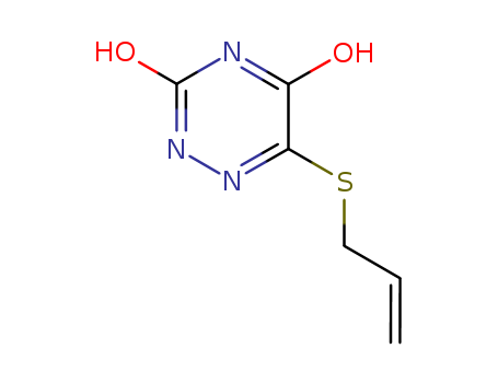 1,2,4-Triazine-3,5(2H,4H)-dione,6-(2-propen-1-ylthio)-