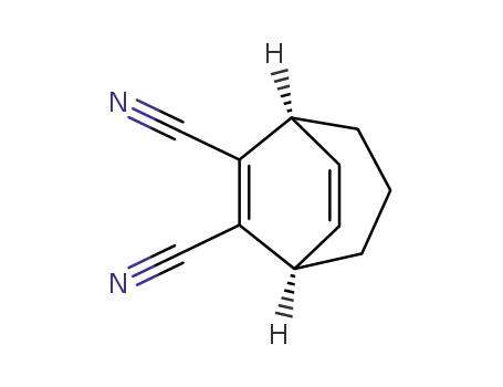 Molecular Structure of 102606-35-9 (Bicyclo[3.2.2]nona-6,8-diene-6,7-dicarbonitrile)