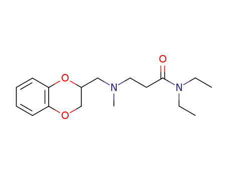 3-(((1,4-Benzodioxan-2-yl)methyl)methylamino)-N,N-diethylpropionamide