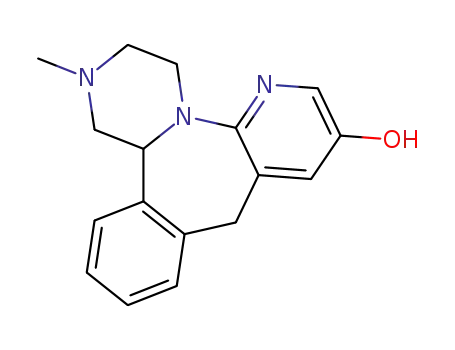 Molecular Structure of 102335-57-9 (8-HYDROXY MIRTAZAPINE)