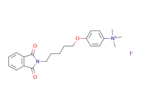 tri-<i>N</i>-methyl-4-(5-phthalimido-pentyloxy)-anilinium; iodide