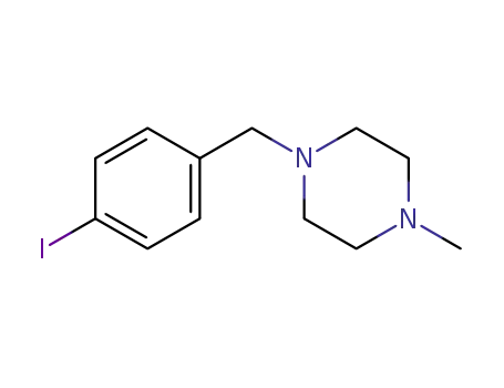 Molecular Structure of 102294-97-3 (1-(4-IODOBENZYL)-4-METHYLPIPERAZINE)