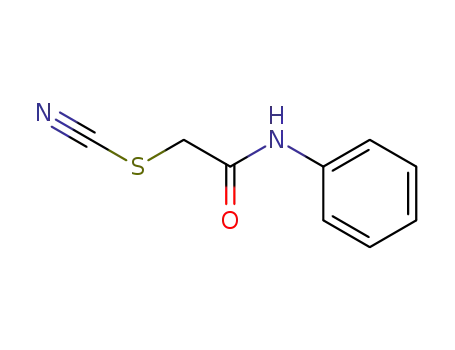 Molecular Structure of 10156-35-1 (2-oxo-2-(phenylamino)ethyl thiocyanate)
