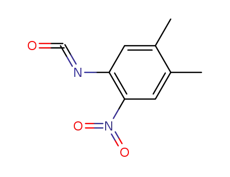 Molecular Structure of 102561-40-0 (4,5-DIMETHYL-2-NITROPHENYL ISOCYANATE)