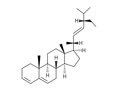 Molecular Structure of 102491-96-3 ((24S)-ETHYLCHOLESTA-3,5,22-TRIENE)
