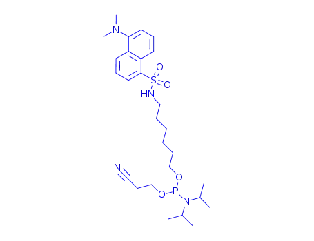 Molecular Structure of 1027512-07-7 (C 6-DANSYL CEP)