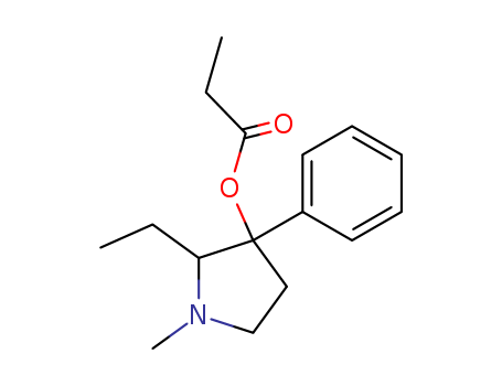 2-ETHYL-1-METHYL-3-PHENYL-PYRROLIDIN-3-OL,PROPANOATE