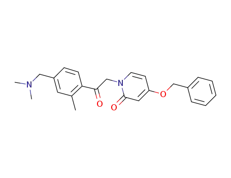 4-(benzyloxy)-1-(2-(4-((dimethylamino)methyl)-2-methylphenyl)-2-oxoethyl)pyridin-2(1H)-one