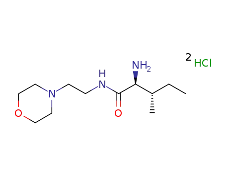 [S-(R*,R*)]-2-아미노-3-메틸-N-[2-(4-모르폴리닐)에틸]펜탄아미드이염산염