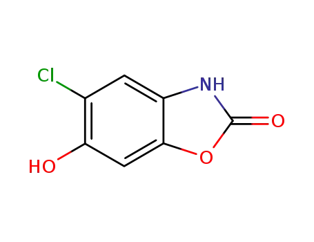 Molecular Structure of 1750-45-4 (6-HYDROXYCHLORZOXAZONE)