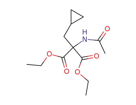 Diethyl 2-acetamido-2-(cyclopropylmethyl)malonate