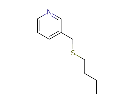 Molecular Structure of 102207-56-7 (3-[(butylsulfanyl)methyl]pyridine)