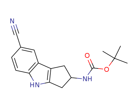 tert-butyl 7-cyano-1,2,3,4-tetrahydrocyclopenta[b]indol-2-ylcarbaMate