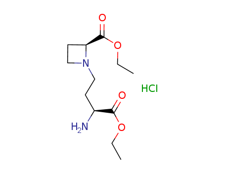 α-AMino-2-(ethoxycarbonyl)-1-azetidinebutanoic Acid Ethyl Ester Hydrochloride