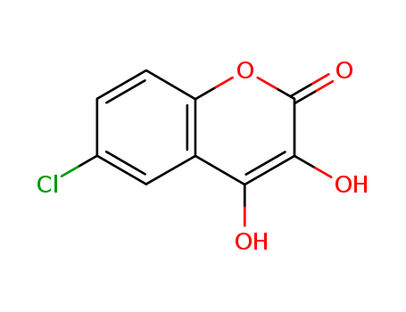 6-chloro-3,4-dihydroxy-2H-1-benzopyran-2-one