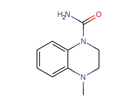Molecular Structure of 102872-96-8 (1(2H)-Quinoxalinecarboxamide,3,4-dihydro-4-methyl-(6CI))