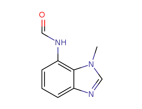 Molecular Structure of 103755-54-0 (Formamide, N-[1-methyl-7-benzimidazolyl]- (6CI))