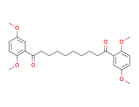 Molecular Structure of 10365-10-3 (1,10-bis(2,5-dimethoxyphenyl)decane-1,10-dione)