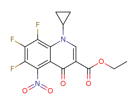 Ethyl 1-cyclopropyl-6,7,8-trifluoro-5-nitro-4-oxo-1,4-dihydroquinoline-3-carboxylate