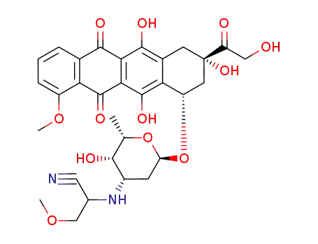 N-(1-cyano-2-methoxyethyl)doxorubicin