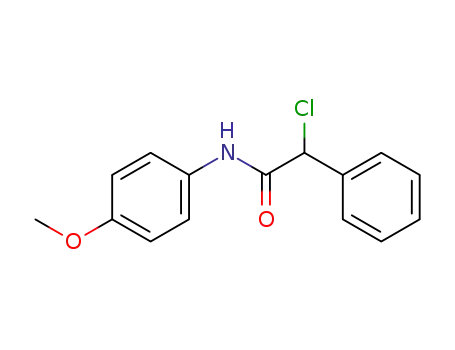 Molecular Structure of 10295-48-4 (2-CHLORO-N-(4-METHOXYPHENYL)-2-PHENYLACETAMIDE)