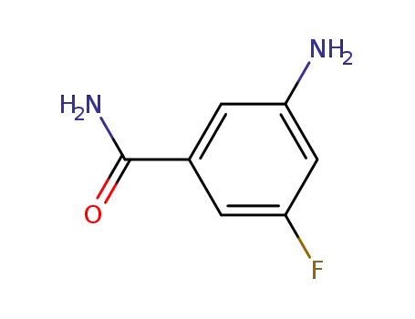 Molecular Structure of 1036757-40-0 (3-AMINO-5-FLUOROBENZAMIDE)