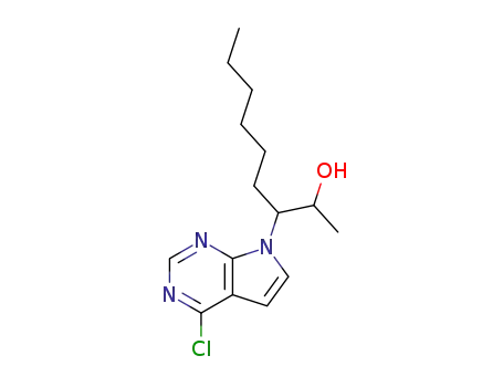 erythro-4-chloro-7-(2-hydroxy-3-nonyl)pyrrolo<2,3-d>pyrimidine