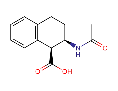 (+/-)-2<i>c</i>-acetylamino-1,2,3,4-tetrahydro-[1<i>r</i>]naphthoic acid