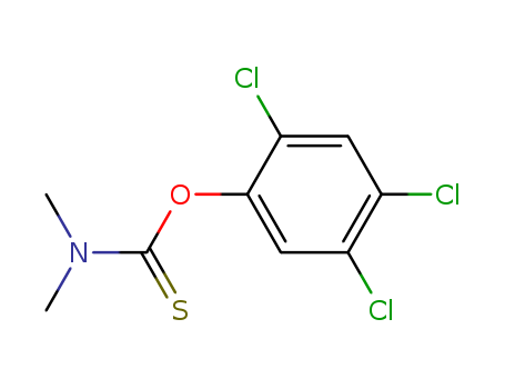 Carbamothioic acid,dimethyl-, O-(2,4,5-trichlorophenyl) ester (9CI) cas  10345-47-8