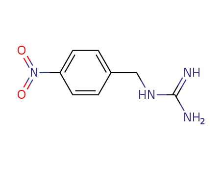 Molecular Structure of 103658-71-5 ((4-NITROBENZYL)GUANIDINE)