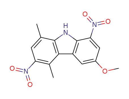 1,4-dimethyl-3,8-dinitro-6-methoxy-9H-carbazole