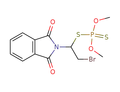 Molecular Structure of 10312-19-3 (2-[2-Bromo-1-[(dimethoxyphosphinothioyl)thio]ethyl]-2H-isoindole-1,3-dione)