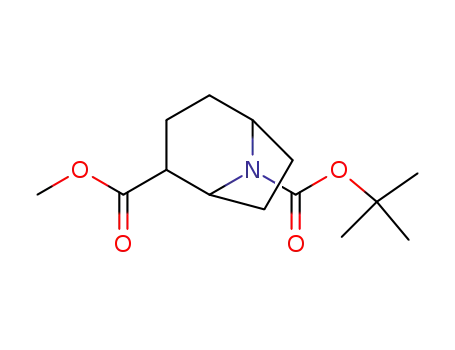 Molecular Structure of 1033820-28-8 (methyl 8-boc-8-azabicyclo[3.2.1]octane-2-carboxylate)