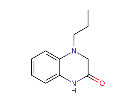 Molecular Structure of 99840-78-5 (2(1H)-Quinoxalinone,3,4-dihydro-4-propyl-(6CI))