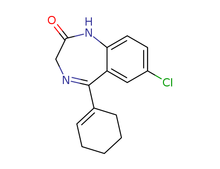 2H-1,4-Benzodiazepin-2-one,7-chloro-5-(1-cyclohexen-1-yl)-1,3-dihydro-