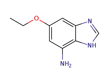 Molecular Structure of 102872-06-0 (Benzimidazole, 4-amino-6-ethoxy- (6CI))