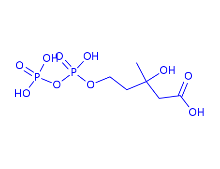 (3R)-3-HYDROXY-5-(HYDROXY(PHOSPHONOOXY)PHOSPHORYLOXY)-3-METHYLPENTANOIC ACIDCAS