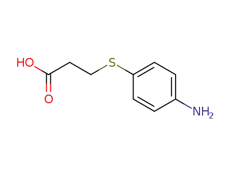 Molecular Structure of 30086-23-8 (3-[(4-aminophenyl)sulfanyl]propanoic acid)