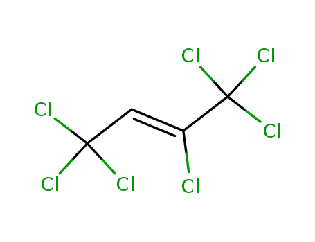 Molecular Structure of 18766-88-6 ((<i>Z</i>)-1,1,1,2,4,4,4-heptachloro-but-2-ene)