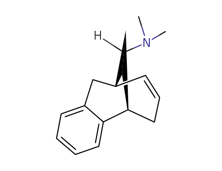 Molecular Structure of 103064-23-9 (5,6,9,10-tetrahydro-N,N-dimethyl-5,9-methanobenzocycloocten-11-amine)