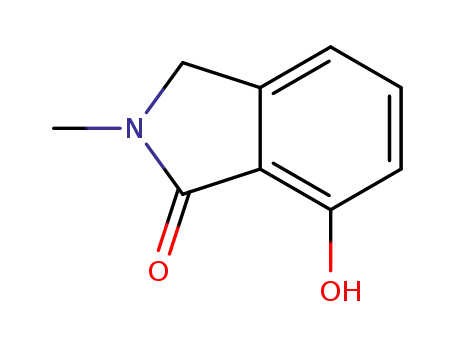 Molecular Structure of 1033809-93-6 (2,3-dihydro-7-hydroxy-2-Methyl-1H-Isoindol-1-one)