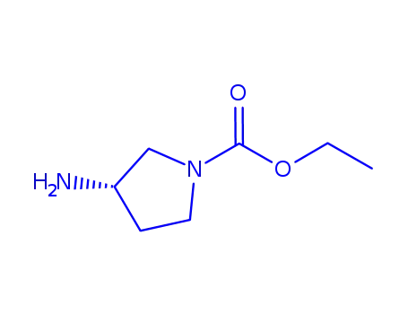 1-Pyrrolidinecarboxylicacid,3-amino-,ethylester,(3S)-(9CI)