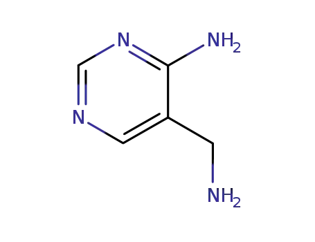 Molecular Structure of 103694-27-5 (5-Pyrimidinemethanamine, 4-amino- (9CI))